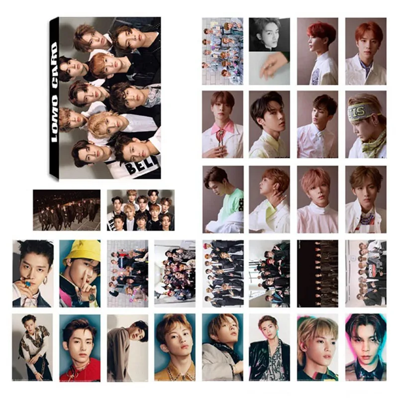 OSS4557 30 шт./компл. Poster NCT127 NCT сон ломо карты постер самодельные бумажные фото карты игрушек, для подарка, для фанатов - Цвет: OSS4557