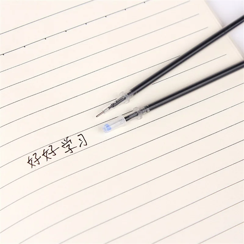 10 шт. тонкая нейтральная чернила гелевая ручка с заправляемым стержнем чернилами