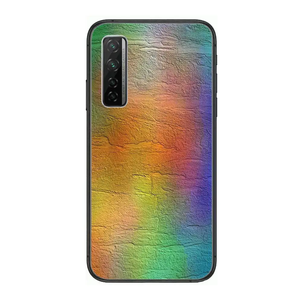 

High-grade Exquisite Phone Case For Huawei Nova 2 3 4 5 6 7 8 SE i E Pro Lite Black Etui Coque Painting Hoesjes comic fashion