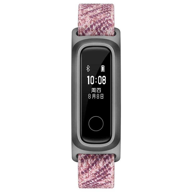 basketball pink Huawei Honor Band 5 баскетбольная Версия смарт-браслет AMOLED Smartwatch пульсометр смарт-браслет для фитнеса спортивный gps браслет - Цвет: basketball pink