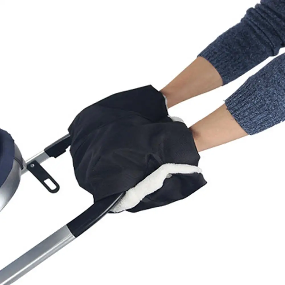 

Warm Baby Stroller Windproof Gloves Pushchair Waterproof Fleece Hand Muff