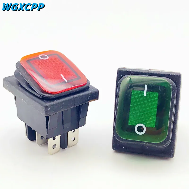 KCD4 включения/выключения кулисный переключатель 4 Pin/6 Pin 16A 250VAC/20A 125V