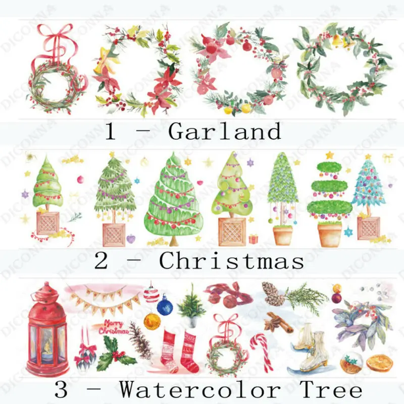 Счастливого Рождества Рождественские наклейки на стену домашний декор