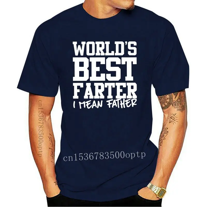 

Футболка мужская хлопковая с надписью «Farter I Mean Father»