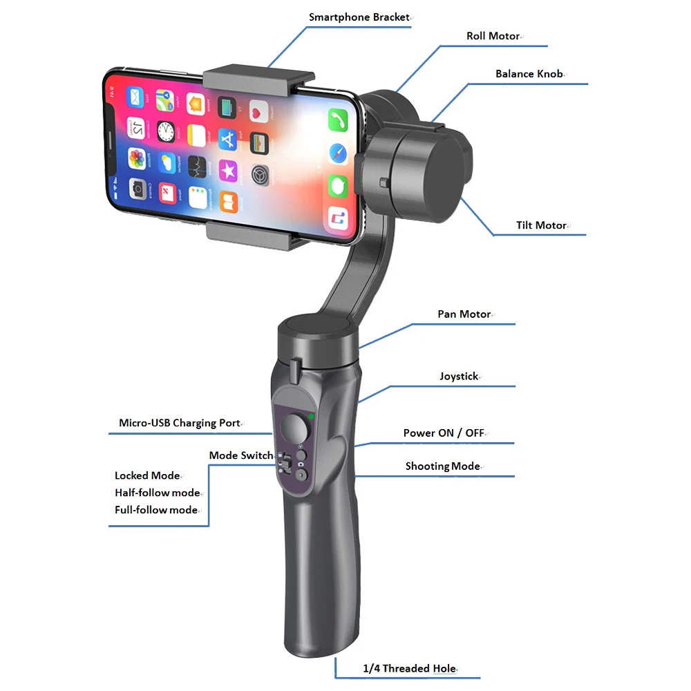 

Suitable for iPhone X XR XS,Samsung, Galaxy, Huawei,time-lapse photography, panorama and other functions
