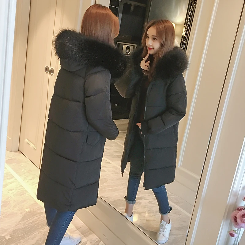 Новинка 2019 Высококачественная зимняя женская куртка плюс размер зимнее пальто с