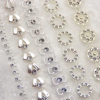1yd multi style abs imitation pearl diamond chain handmade diy rhinestone bead chain connecting bead plastic lace