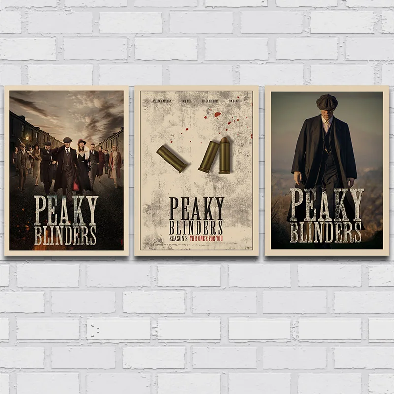 Peaky Blinders 5 ТВ серии винтажный настенный плакат художественный холст с принтом