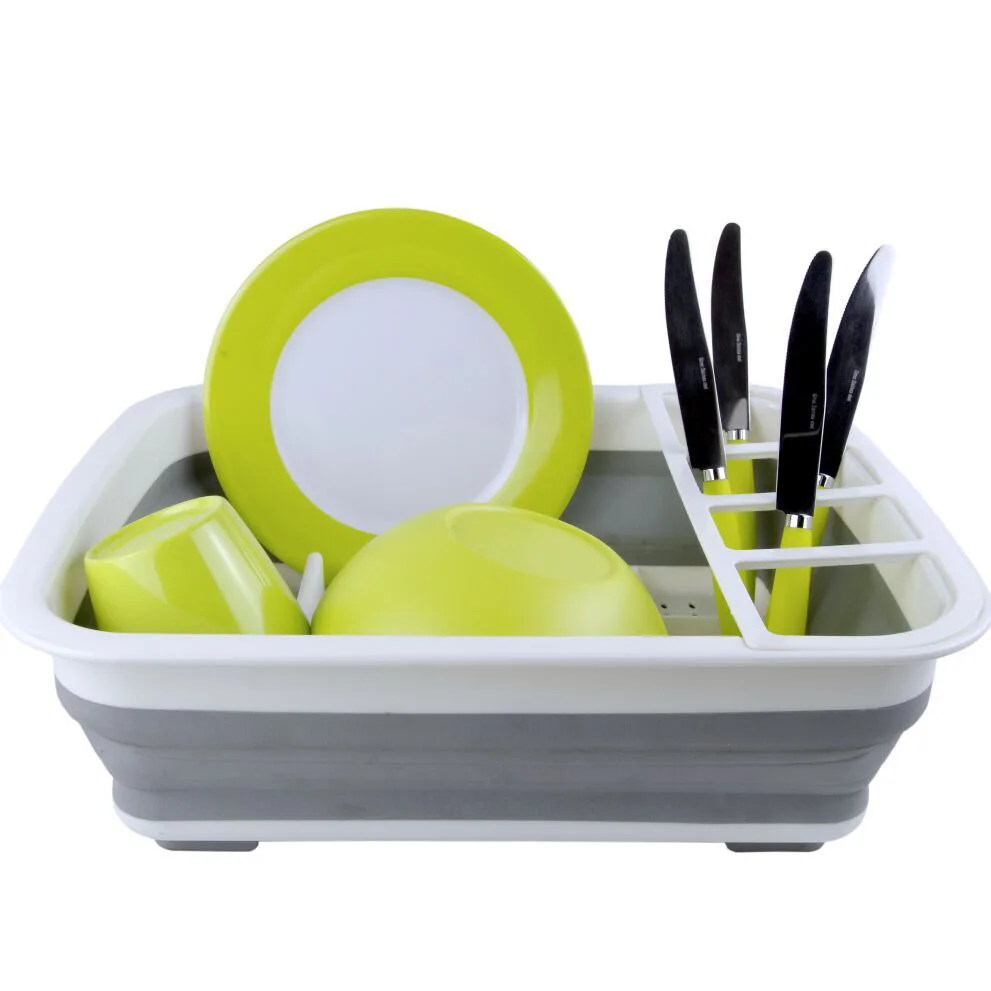 

Foldable kitchen drain dish rack tableware storage folding dish rack tableware rack cup holder folding telescopic drain rack