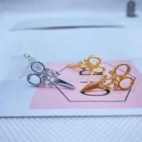 korean small earrings girls cute version small scissors earrings ladies exquisite earrings gifts