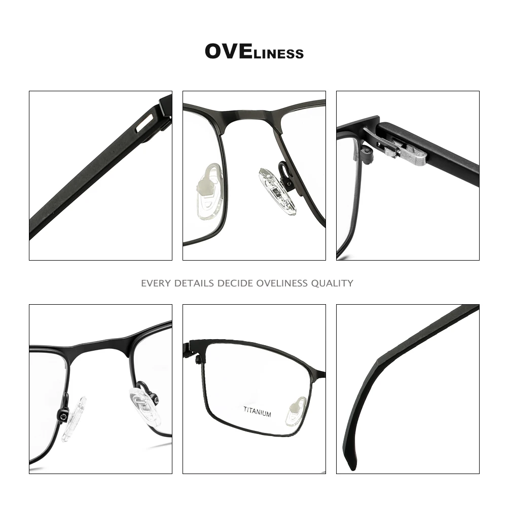 Квадратные мужские очки оптическая оправа для глаз близорукости по рецепту