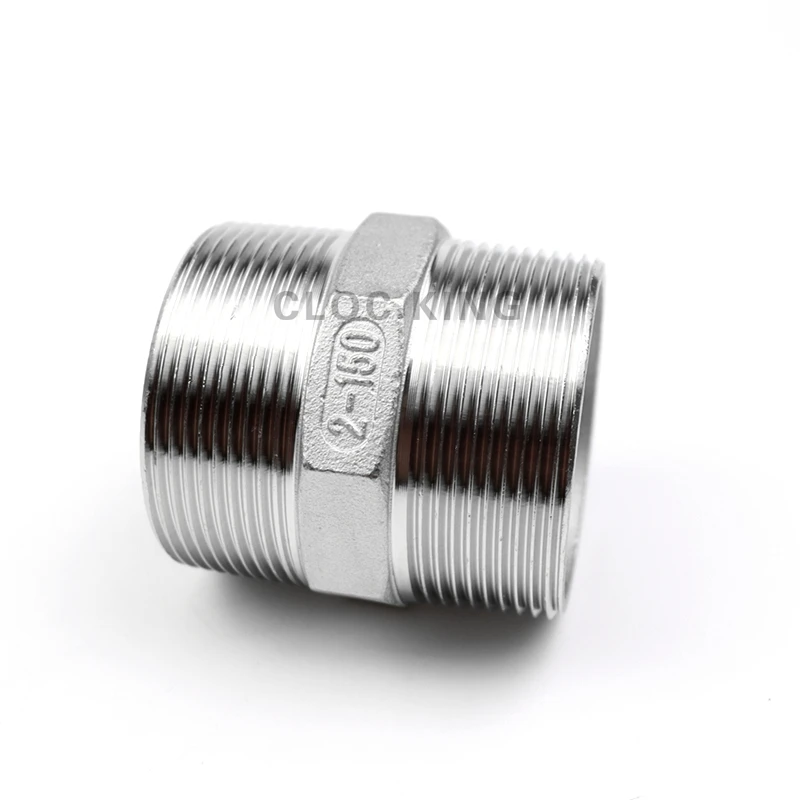Соединитель муфты 1/8 &quot1/4" 3/8 &quot1/2" 1 &quot1-3/4" BSP с наружной резьбой SS304 из