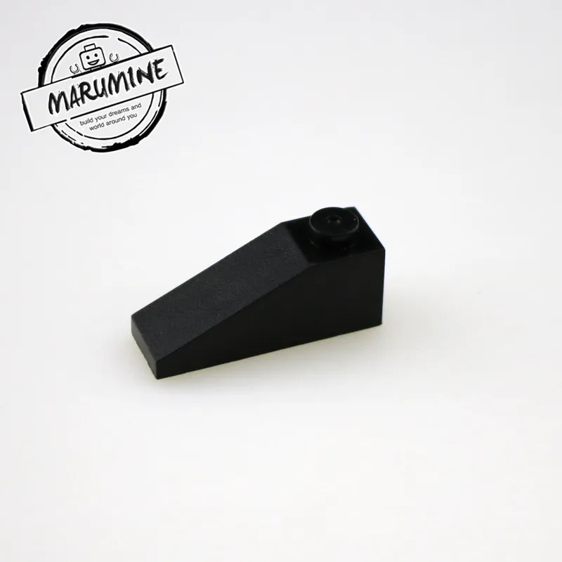 Черный MARUMINE кирпичи игрушки наклона 3x1 перевернутый Кирпич 150 шт./лот мс классические строительные игрушки развивающие "сделай сам", конструкторы, комплект для детей - Цвет: Черный