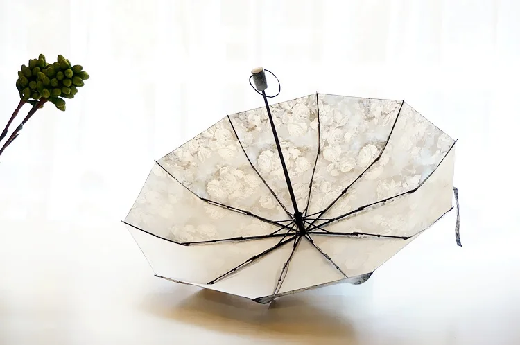 

Waterproof Folding Umbrella Large Outdoor Beach Uv Protection Umbrella Creative Luxury Guarda Chuva Women's Umbrella DI50YS