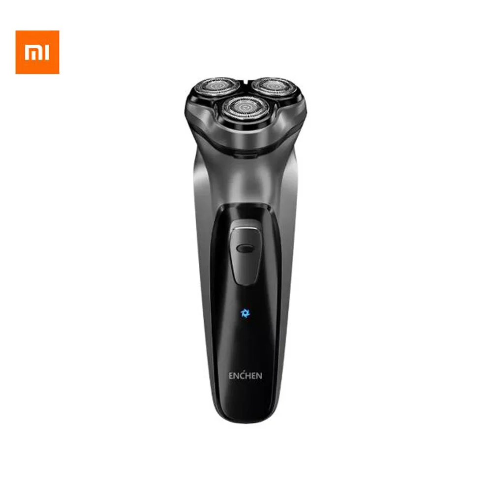 Xiaomi Enchen BlackStone перезаряжаемая электробритва 3D Тройная плавающая головка лезвия бритвенные бритвы для мужчин триммер для бороды Mach