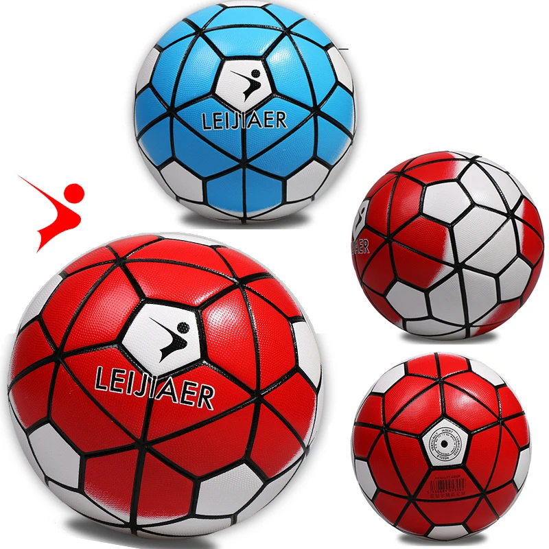 

Color Blue Orange Red Three Styles High Quality TPU Material Football 5th Football School Game Ball Training Ball