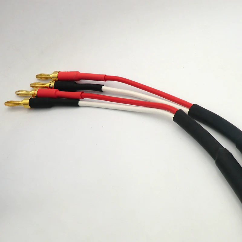 Кабель для динамика с банановым штекером из позолоченной чистой меди Hi-Fi