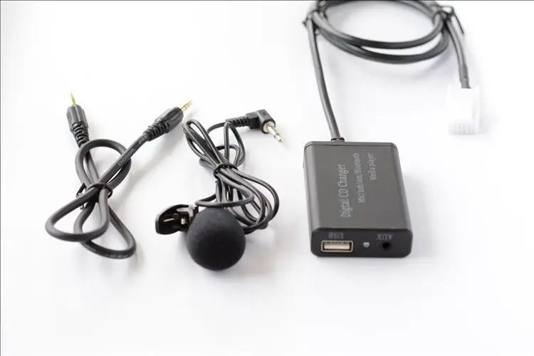 12 Pin Авто Bluetooth музыка Handsfree наборы MP3 AUX адаптер Интерфейс USB зарядка для Toyota Lexus Scion