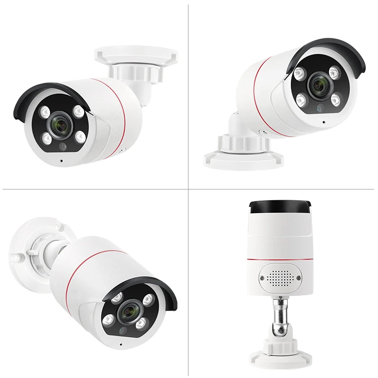 

8 каналов HD 6 камера полный комплект 5MP цилиндрическая мини камера видеонаблюдения с ночным видением Поддержка двусторонней связи