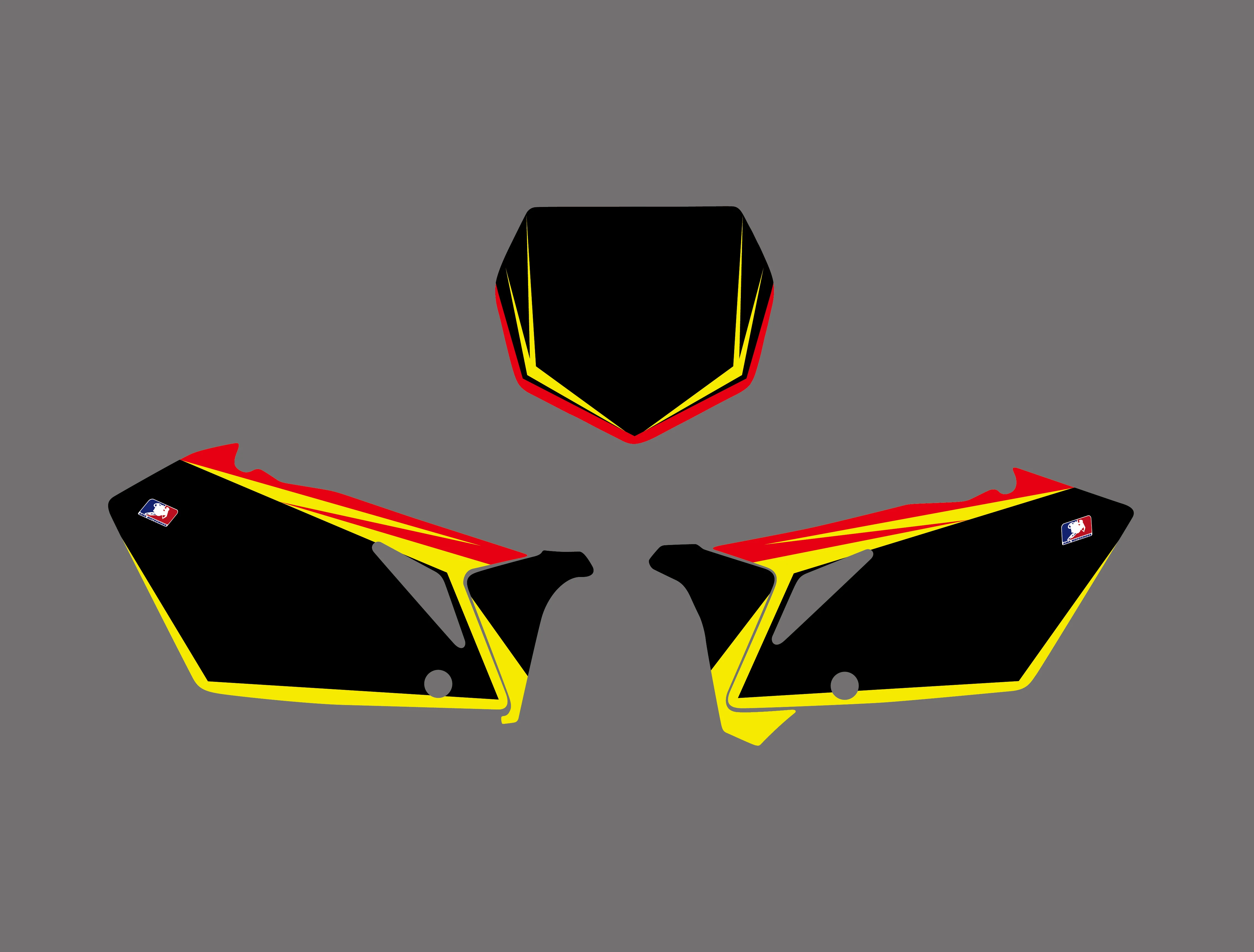 0595 новая команда наклейки графика Фоновые для Suzuki RMZ450 RM Z450 2007 РМЗ Z 450|stickers for