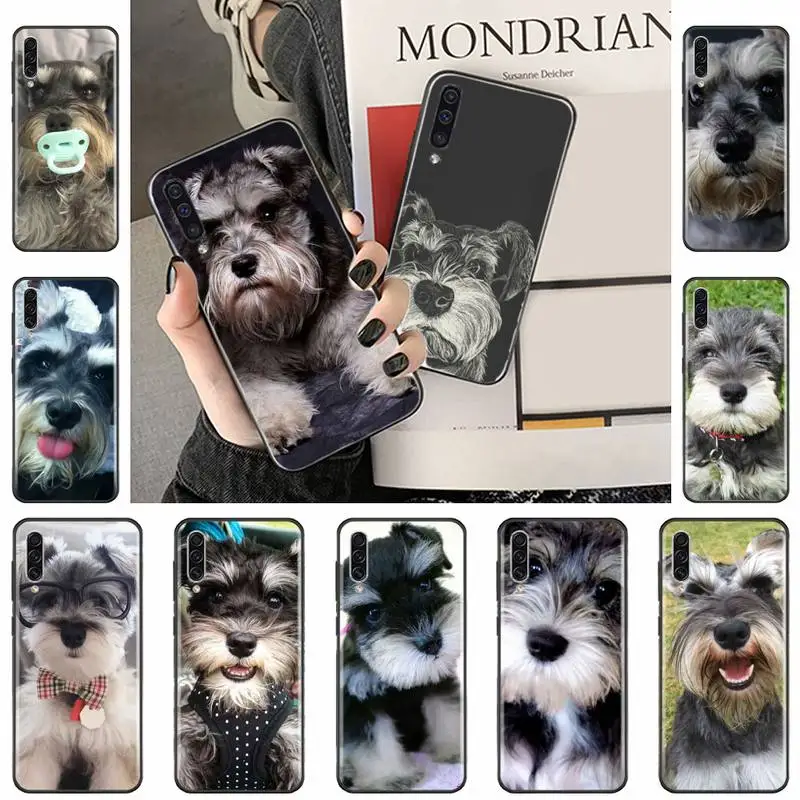 

Schnauzer dog cute Animal Phone Case For Samsung galaxy A S note 10 12 20 32 40 50 51 52 70 71 72 21 fe s ultra plus