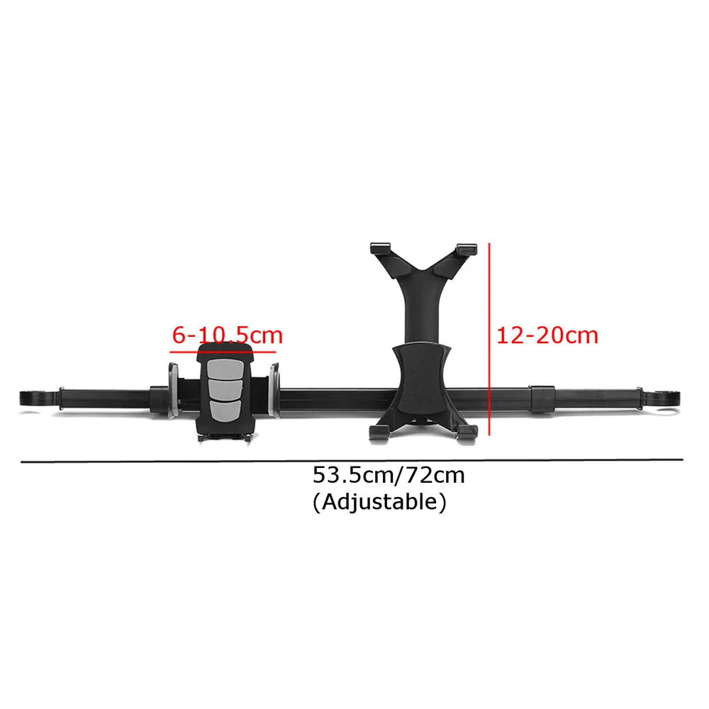 

Car Back 360 Dual Seat Headrest Mount Holder For iPad Tablet PC Stands Bracket For Pad Rotating Auto Headrest Car Phone