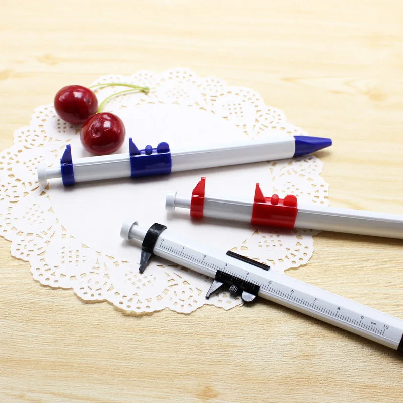 1 шт. Творческий канцелярская ручка курсора суппорт правитель весов