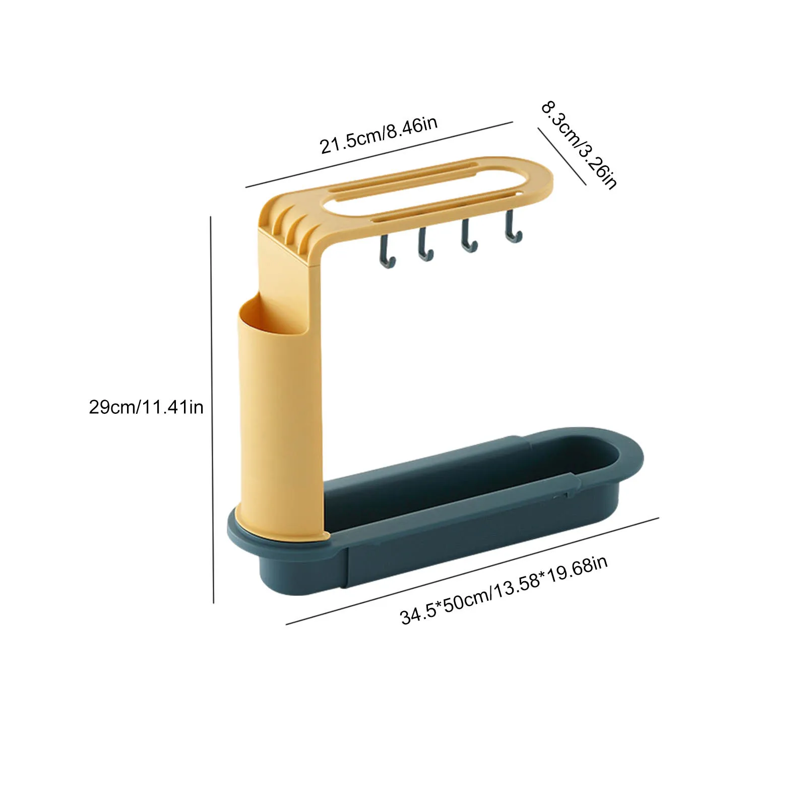 

Kitchen Sink Rag Sponge Brush Drain Rack ABS Plastic Kitchen Drying Rack Soap Dishcloth Kitchen Gadget Storage Organizer Holder