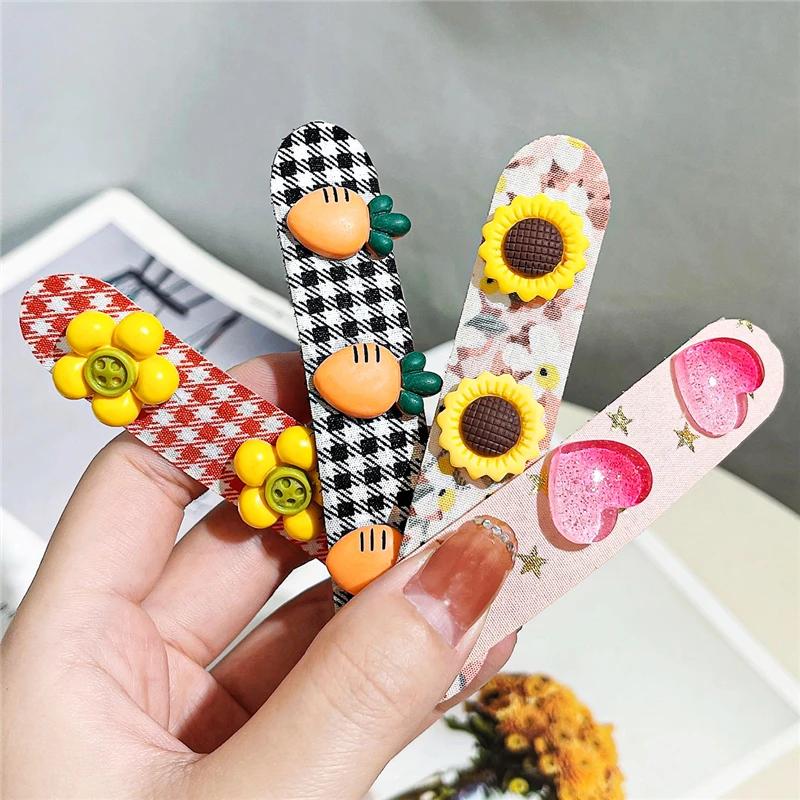 Милые ободки для волос с изображением сломанных Детские милые цветами из