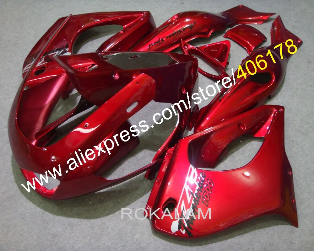 Для Yamaha YZF1000R Thunderace 1997 1998 1999 2000 2001 2002 2003 2004 2005 2006 2007 полностью красные велосипедные