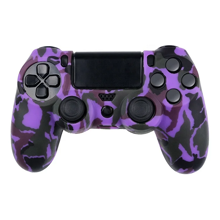 

Camouflage Pink Silicone Skin Grip Cover Case Rubber Gel Sleeve For Playstation 4 PS4 Games Controller