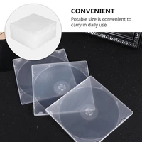25 pcs ultrathin dvd case transparent cd package portable cd storage box for home cinema