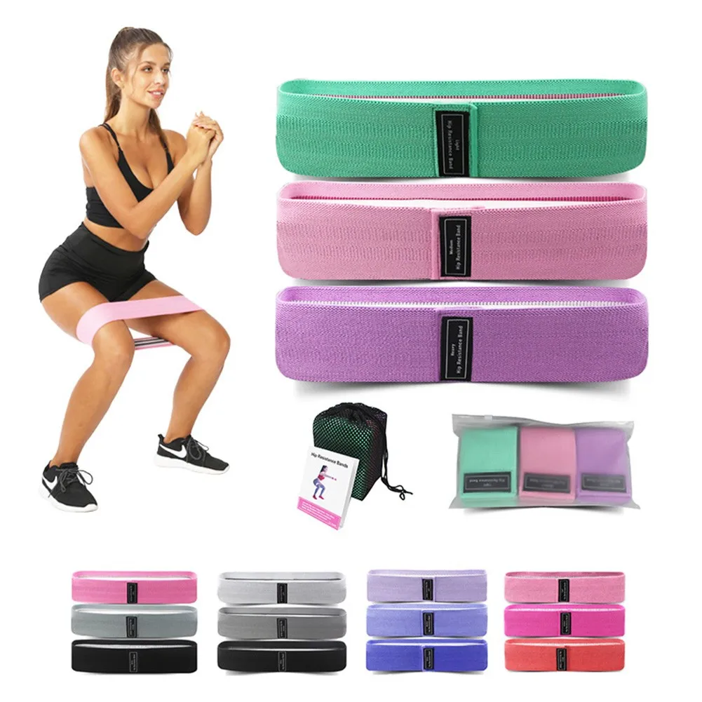 

Resistance Bands Set Bodybuilding Home Gym Heavy Duty Booty Band Hip Circle Fabric Resistance Bands Crossfit Workout Equipment