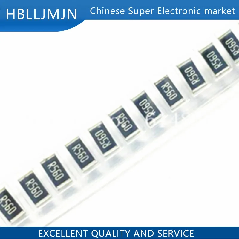 50 шт. SMD сопротивление 2010 5025 1% 0 01r 012r 015r 02r 025r 03r 1/2 Вт 5 | Электронные компоненты и