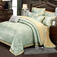 home textiles nordic four piece cotton satin bedding cotton embroidered bed linen and quilt cover four piece set