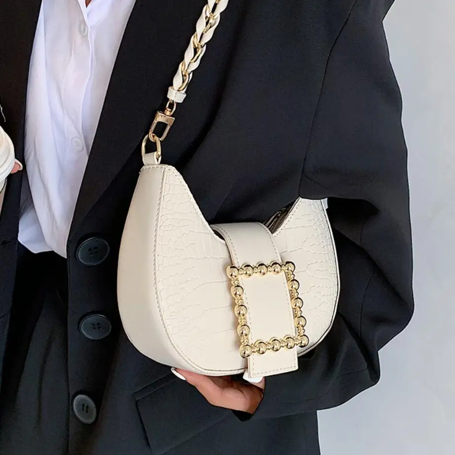 

Плетеная Сумка через плечо для подмышек, новинка 2021, Высококачественная женская дизайнерская сумка из искусственной кожи, сумка-мессенджер...