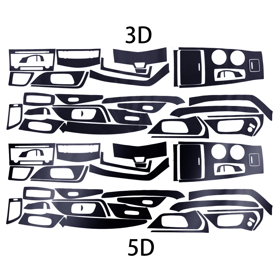 

1 Set Car Black Carbon Fiber Style Sticker Middle Air Outlet Vent Cover Trim LHD Fit For Nissan Altima Teana 2013 2014 2015 2016