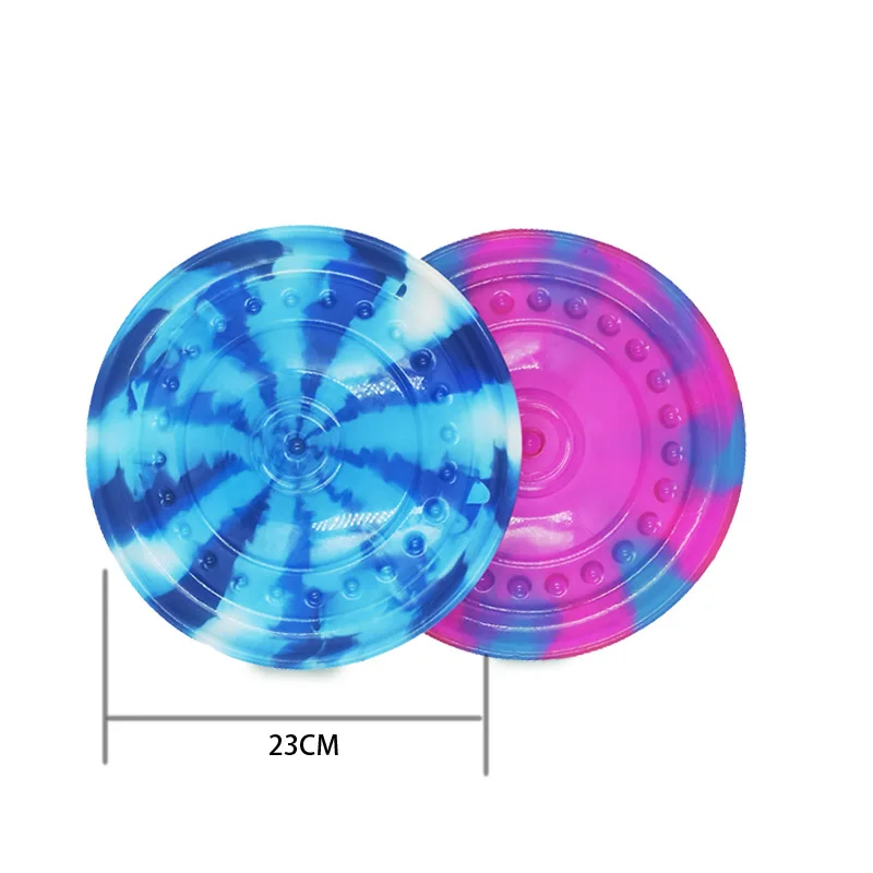 

TPR Pet Flying Discs Outdoor Walking Training Running Dog Chasing Toy Teasing Cat Toy Temporary Dog Bowl Available Variou Styles