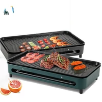 2000w smokeless portable indoor electric bbq grill adjustable height barbecue indoor