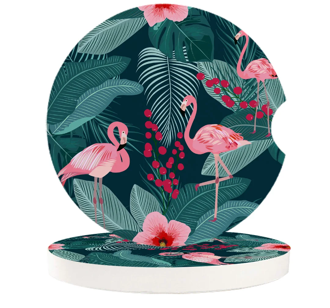 2 4 6 шт Фламинго животное лист фрукты цветок завод автомобиль подставка керамика