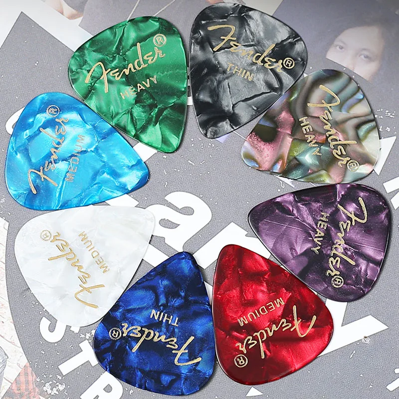 fender 1 pc premium celluloid plektren bass vermittler akustische elektrische zubehör klassische gitarre teil pick 0 460 68100mm free global s