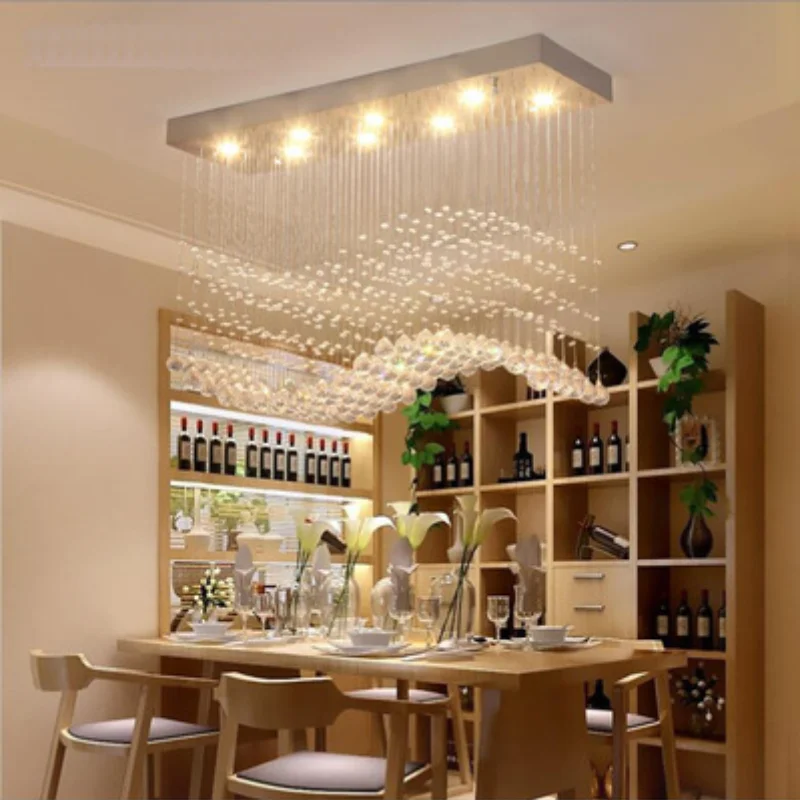 K9 хрустальные светодиодные в форме свечек хромированный свет волна Искусство