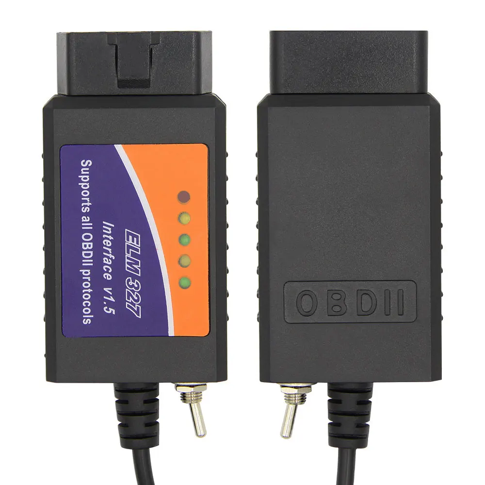ELM327 V1.5 USB OBD2 диагностический инструмент считыватель кодов obd2 сканер 18F25k80 для Ford с
