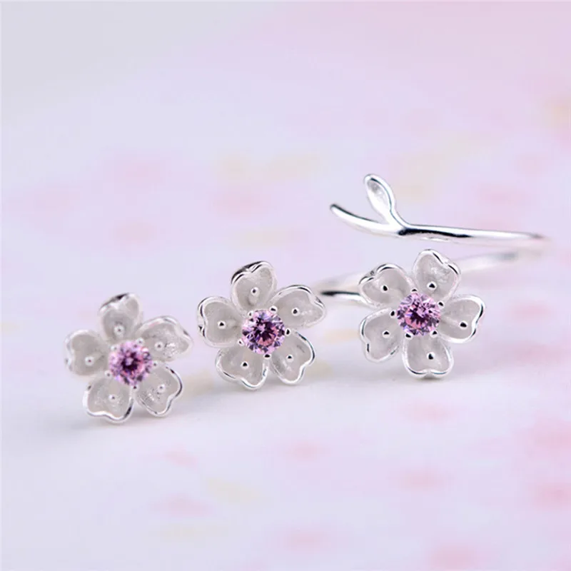 Женские серьги ювелирные изделия брендовые фиолетовые/розовые серьги-гвоздики с