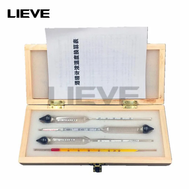 3 шт./компл. 0-100% спиртометр тестер профессиональный измеритель концентрации