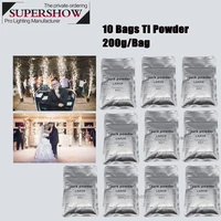 200g indoor outdoor cold sparkler electronic spark machine composite ti powder for stage events show