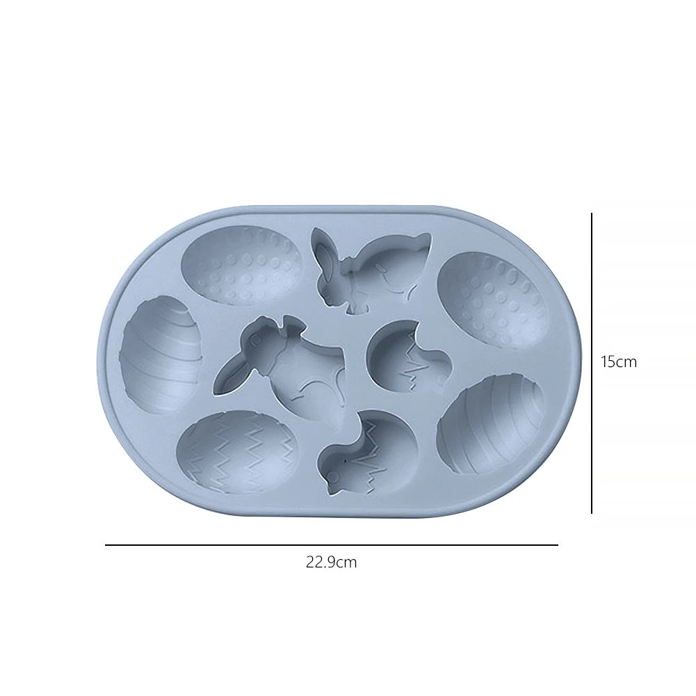 

Easter Bunny Eggs DIY Chocolate Molds Non-stick Biscuit Cake Baking Mold Chocolate model Handmade DIY cake mold