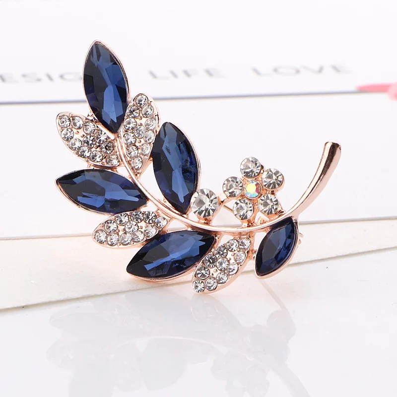 Брошь женская/Мужская из цинкового сплава и розового золота | Украшения