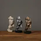 2021 современная статуя истончика в скандинавском стиле, современная абстрактная скульптура, маленькие украшения, полимерные настольные поделки, украшение для дома, художественные аксессуары