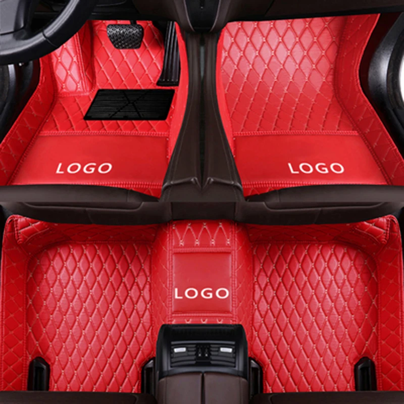 Автомобильный напольный коврик WLMWL с логотипом для Peugeot 4008 RCZ 308 508 301 3008 206 307 207 2008 408